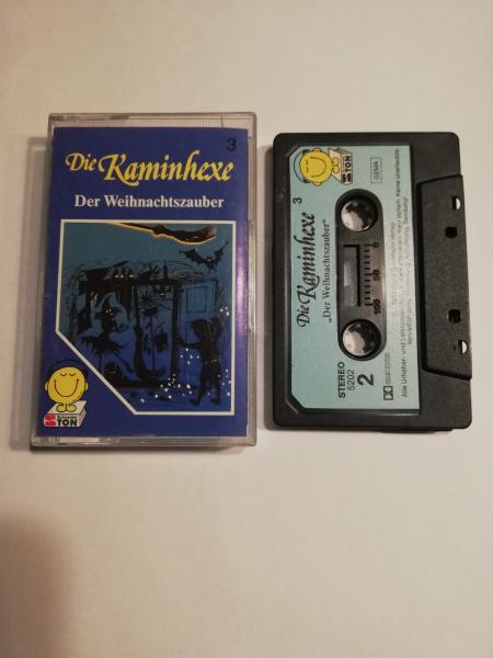 Die Kaminhexe Folge 3 Der Weihnachtszauber Schwarz mit Blauen Aufkleber 5202 Schneiderton(Innencover mit Stempel versehen)